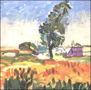 Ce   Paysage prs de Toulouse   est une toile de ... .