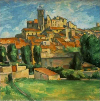 Ce tableau reprsentant   Gardanne   est une oeuvre de ... .