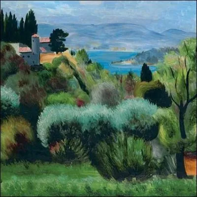 Quel peintre d'origine polonaise et ami de Modigliani a ralis   Paysage  Sanary   ?