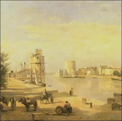 Qui en 1851 peignit une srie de toiles reprsentant le port de La Rochelle ?