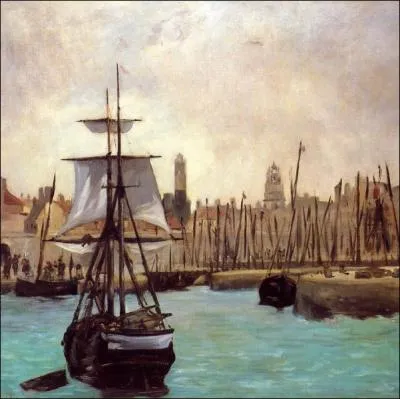 Ce tableau   Le port de Calais   est une oeuvre de ... .
