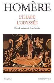 La premire phrase de  L'Iliade  d'Homre est :  Dis-moi, Muse, cet homme subtil qui erra si longtemps, aprs qu'il eut renvers la citadelle sacre de Troie.  
