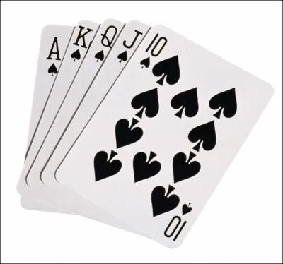 La quinte flush royale est la meilleure combinaison au poker, quelle est la combinaison la plus ''faible'' ?