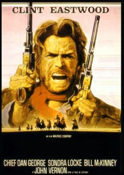 Josey Wales, un paisible fermier, voit sa femme et son fils massacres par des soldats nordistes. film ralis par Clint Eastwood en 1976... .