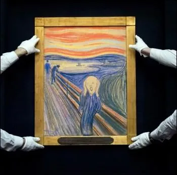 Quel peintre expressionniste est l'auteur de ce tableau intitul  Le cri  , tableau adjug pour plus de 90 millions d'euros et qui en fait l'oeuvre la plus chre du monde jamais vendue aux enchres ?
