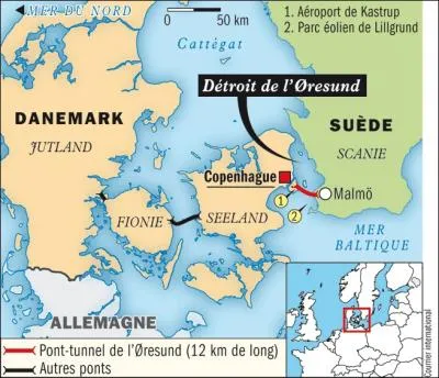 La Su�de est-elle plus grande que le Danemark ?