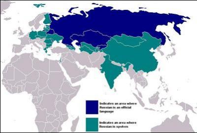 Dans combien de pays est parl le russe ?