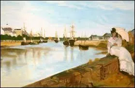 Sous la conduite de quel peintre auteur de la toile  Souvenir de Mortefontaine  a-t-elle appris  peindre en plein air ?