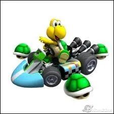 Qui est ce personnage et combien de carapaces a-t-il autour de sa voiture ?