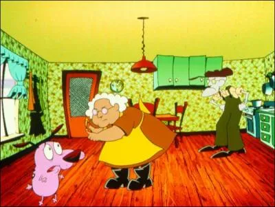 Dans  Courage, le chien froussard , comment se nomme le mari de Murielle ?