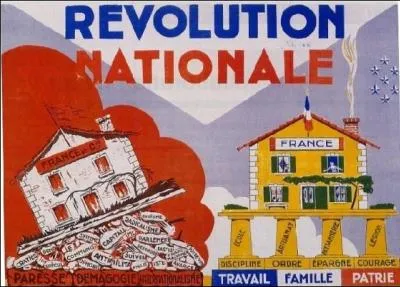 D'aprs cette affiche, qui n'est pas accus d'tre responsable de l'effondrement de la France