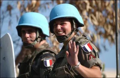 Que peut-on voir sur les ''Casques bleus'' ?