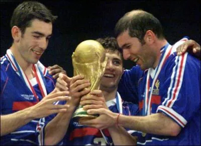 En quelle année ''les Bleus'' ont-ils remporté la Coupe du monde de foot ?
