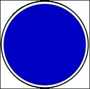 Dans le code de la route, les panneaux bleus indiquent...