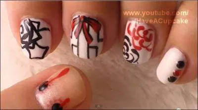 Quel manga s'est invit sur ces ongles ?