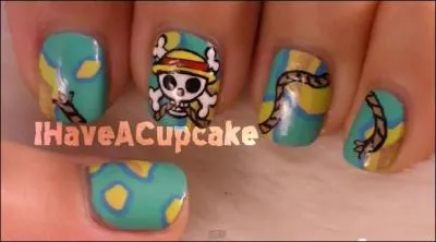 Quel manga s'est invit sur ces ongles ?