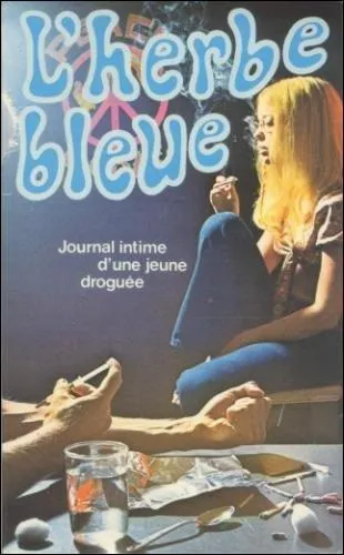 Quel produit est utilisé par l'héroïne dans le roman ''L'Herbe bleue'' ?