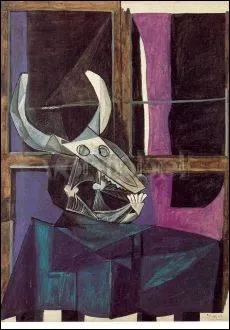 En 1942, qui a peint ce tableau intitul  Nature morte au crne de boeuf  ?