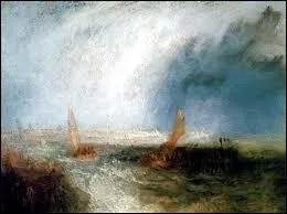 Quel peintre anglais est l'auteur de la toile  Ostende  ?
