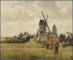 Qui a reprsent le  Vieux moulin de Knokke  ?