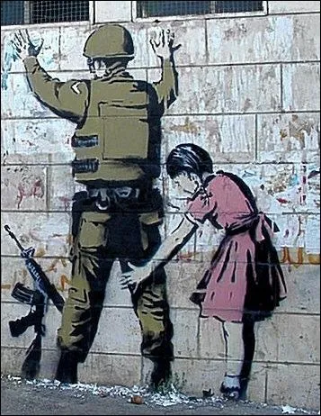 Comment s'appelle cette oeuvre signe Banksy ?