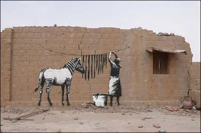 Quel est le nom de cette oeuvre de Banksy ?