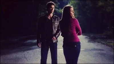 Que fait Damon  Elena quand ses parents viennent la chercher ?