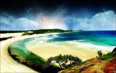 Quel objet vole en suspension dans le ciel ?