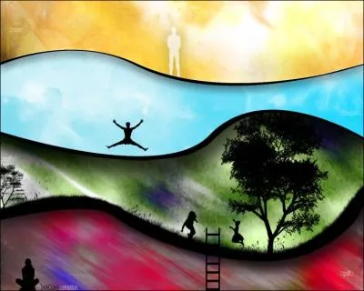 Dans le fond vert, il y a ...