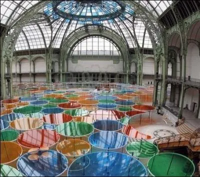 Quel artiste franais contemporain  investi jusqu'au 21 juin, avec une oeuvre magistrale, la nef du Grand Palais  Paris ?