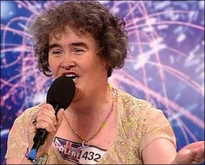 Chanteuse cossaise dcouverte lors d'une mission de   Britain's got Talent  . Susan...
