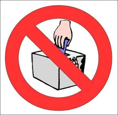 Je ne vais pas voter car rien ne me plait, je fais donc un...