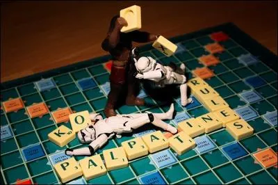 Il y a bien d'autres occupations pour les stormtroopers au repos. Il peuvent jouer au...