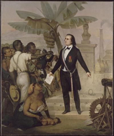 Représentation du 20 décembre 1848 date importante à la Réunion, jour où Sarda-Garriga...