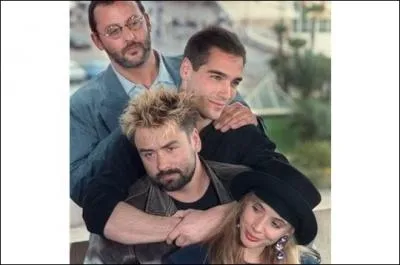 1988 : L'quipe du  Grand Bleu  : Jean Rno, Jean-Marc Barr, Luc Besson et :