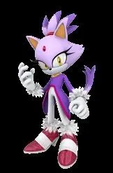 Blaze vient non seulement du mme endroit que Silver, mais aussi d'un autre personnage de Sonic. C'est bien sr...