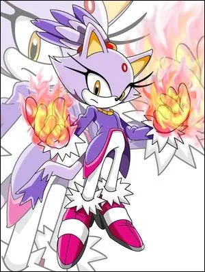 Dans  Sonic et le Chevalier noir , Blaze incarne un chevalier de la Table ronde, c'est--dire...