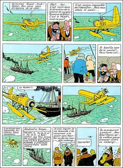 De quel album de Tintin est tire cette planche de BD ?