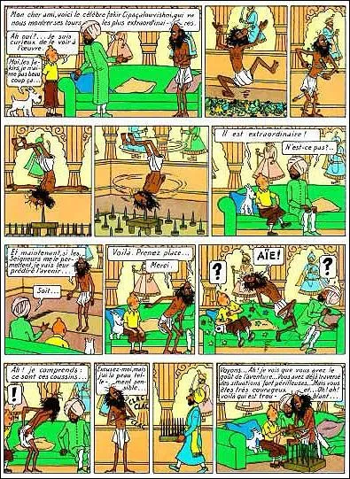 De quel album de Tintin est tire cette planche de BD ?