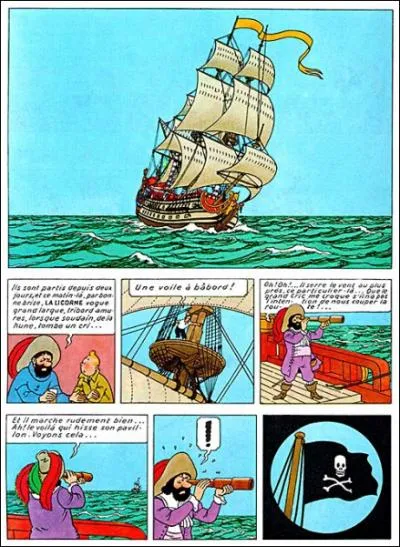 De quel album de Tintin est tire cette planche de BD ?