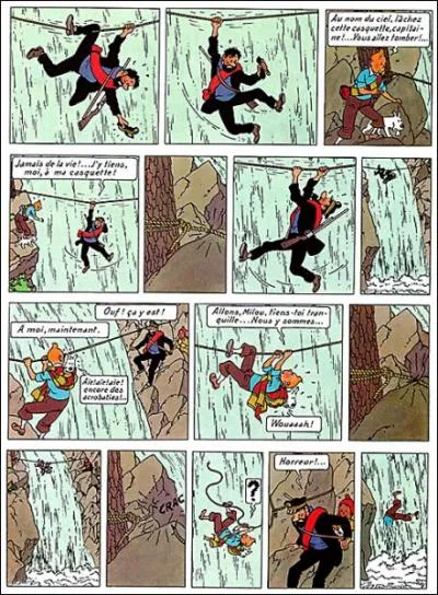 De quel album de Tintin est tire cette planche de BD ?