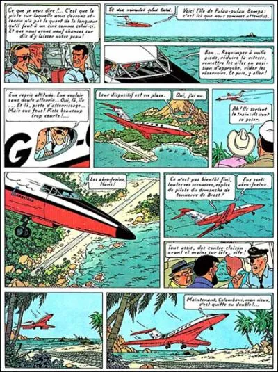 De quel album de Tintin est tire cette planche de BD ?