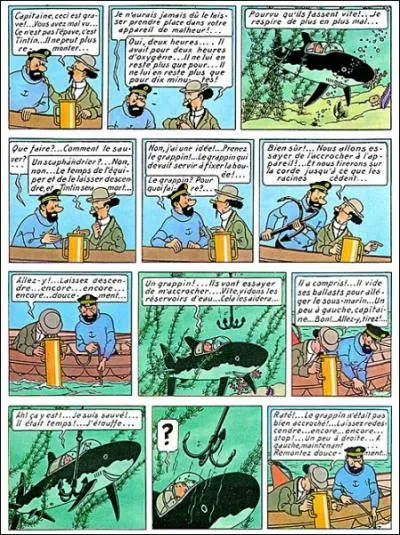 De quel album de Tintin est tire cette planche de BD ?