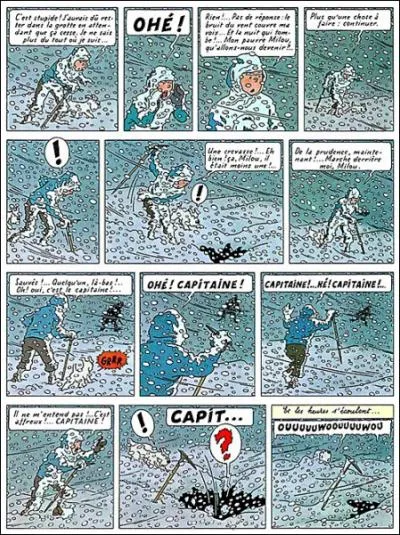 De quel album de Tintin est tire cette planche de BD ?