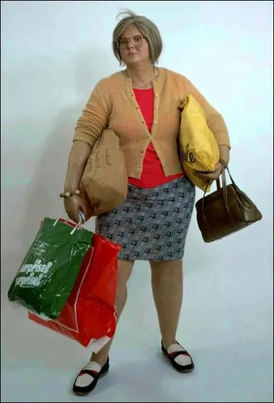 Quel est le nom de cette oeuvre signe Duane Hanson ?