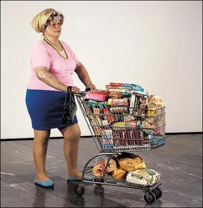 Quel est le nom de cette oeuvre signe Duane Hanson ?
