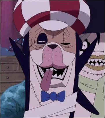 Comment Usopp appelle-t-il le zombie qui a l'ombre de Sandy ?