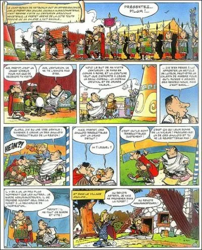 De quel album d'Astrix est tire cette planche de BD ?