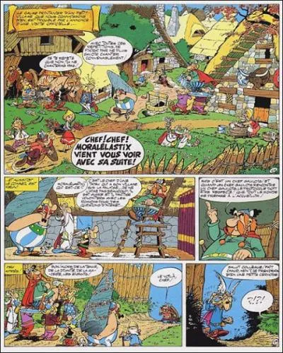 De quel album d'Astrix est tire cette planche de BD ?