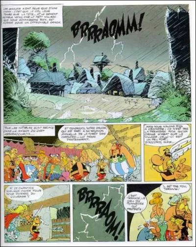 De quel album d'Astrix est tire cette planche de BD ?